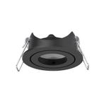 MR11 Inbouwspot rond kantelbaar zwart gatmaat Ø48, Verzenden, Nieuw, Metaal, Trendy verlichting