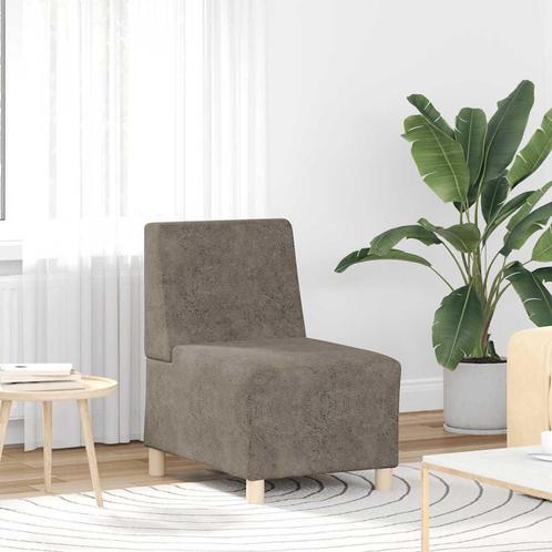 vidaXL Modulaire bank zonder armleuningen donkergrijs 55 cm, Huis en Inrichting, Zetels | Zetels, Nieuw, Verzenden
