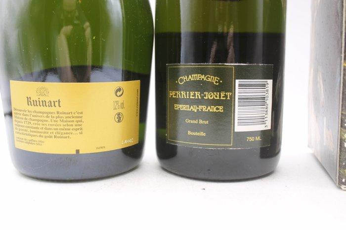 Perrier-Jouët Grand Brut; Ruinart Champagne - Champagne, Verzamelen, Wijnen