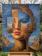 Wilhem von Kalisz - The Melting Horizon of Truth (XL size), Antiek en Kunst, Kunst | Schilderijen | Modern