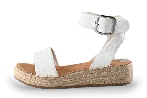 Poelman Espadrilles in maat 39 Wit | 5% extra korting, Kleding | Dames, Schoenen, Wit, Zo goed als nieuw, Espadrilles, Verzenden