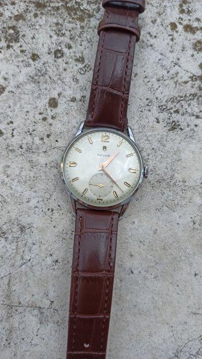 Revue - oversize 37mm - Sans Prix de Réserve - 3966959 -, Handtassen en Accessoires, Horloges | Heren