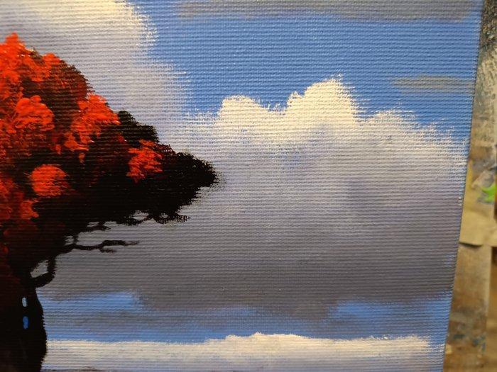 Toni Cimino (1962) - ALBERO ROSSO, Antiek en Kunst, Kunst | Schilderijen | Modern