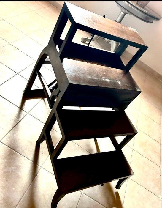 Stoel - hard hout - Sedia-scala, Antiek en Kunst, Antiek | Overige Antiek