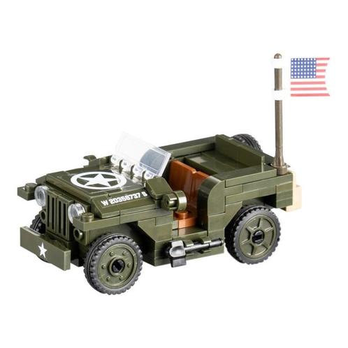 Sluban WWII Jeep US Army (Speelgoed, Overig), Enfants & Bébés, Jouets | Blocs de construction, Envoi