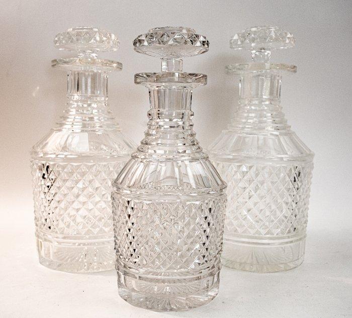 Cristallerie Boemia - Boemia - Karaf (3) - Kristal -, Antiek en Kunst, Antiek | Glaswerk en Kristal