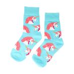 Sokken - Eenhoorn Print - Kids - Blauw Roze Wit -, Kleding | Dames, Nieuw