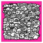 Kev Munday (1986) - The Nation -Screen print - Neon Pink