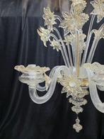 Kroonluchter - Bloemen - Muranoglas - 6 luci, Antiquités & Art