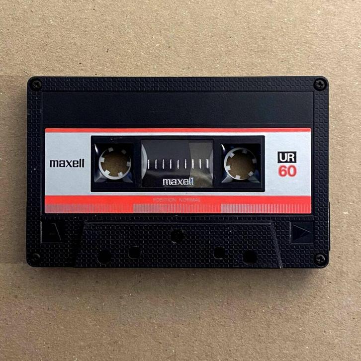 Maxell UR 60 onbespeeld gebruikt (Cassette band), Cd's en Dvd's, Cassettebandjes, Ophalen of Verzenden