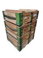 Container - Hout, Metaal - A set of four Polish wooden ammo