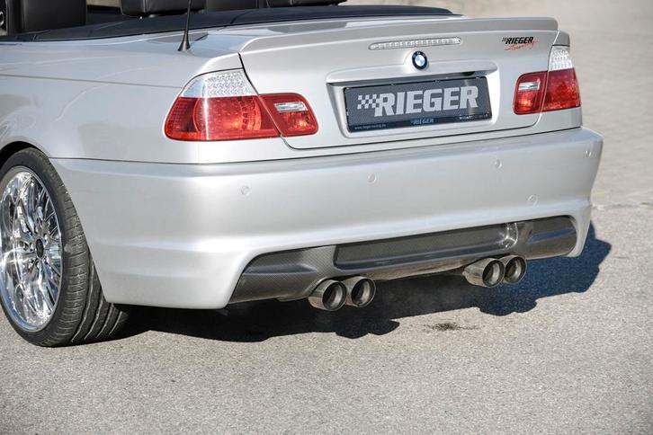 Rieger achterbumper | 3-Serie E46: 02.02- (vanaf Facelift) -, Autos : Pièces & Accessoires, Carrosserie & Tôlerie, Envoi