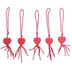 Fako Bijoux - Hartje Rood Geluksbrenger - Gelukshanger -, Diversen, Cadeauverpakkingen, Verzenden, Nieuw