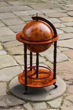 Globe bar - Hars, Hout, Messing, Antiek en Kunst