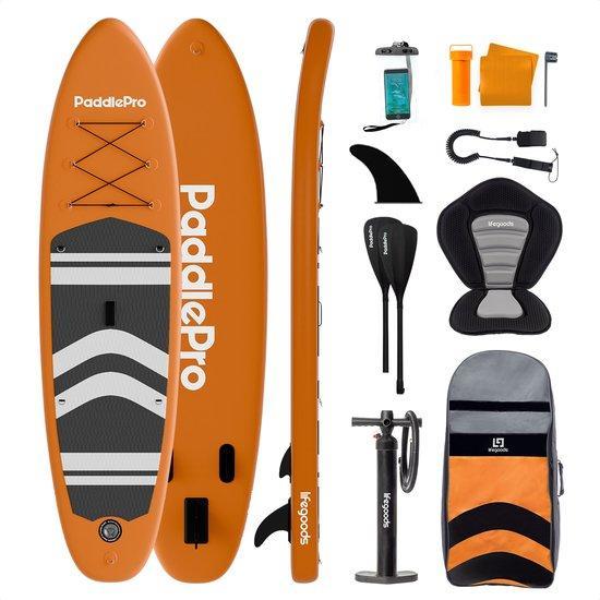 2dekans | LifeGoods PaddlePro SUP Board - met Zitje -, Watersport en Boten, Suppen, Ophalen of Verzenden