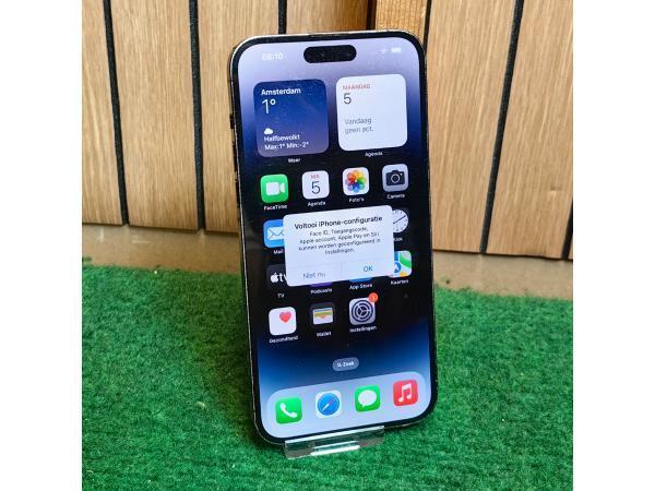 Veiling - Apple iPhone 14 Pro Max 128GB 80+ - In Goede Staat, Télécoms, Téléphonie mobile | Apple iPhone
