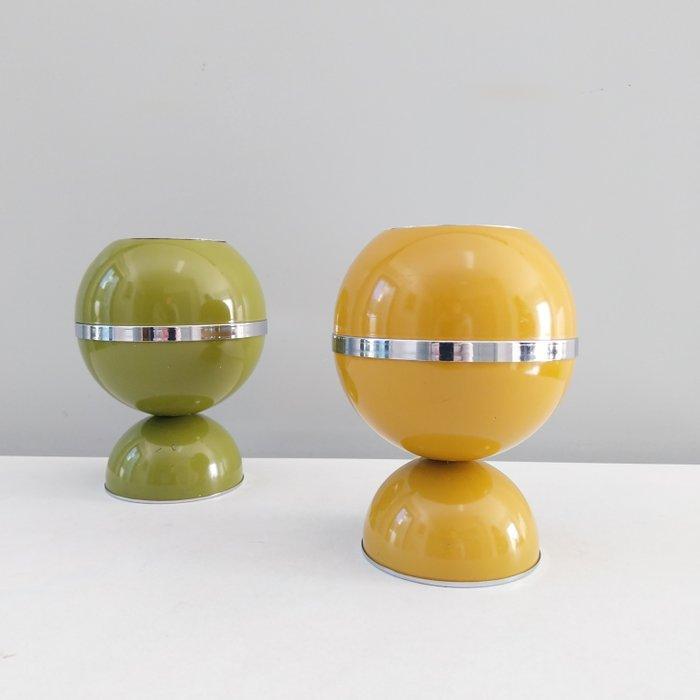 Lampe (2) - Globe oculaire, à l’ère spatiale - Métal laqué, Antiquités & Art, Antiquités | Éclairage