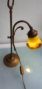 Tafellamp - Gepatineerd brons - Armand Boni-La Luciole, Antiek en Kunst