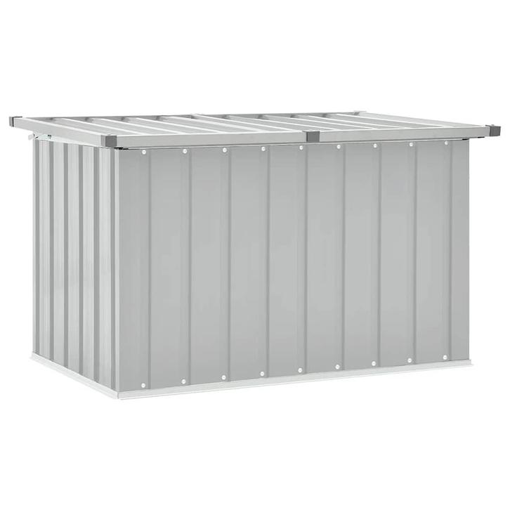 vidaXL Tuinbox 109x67x65 cm grijs, Tuin en Terras, Bergingen en Tuinkasten, Nieuw, Verzenden