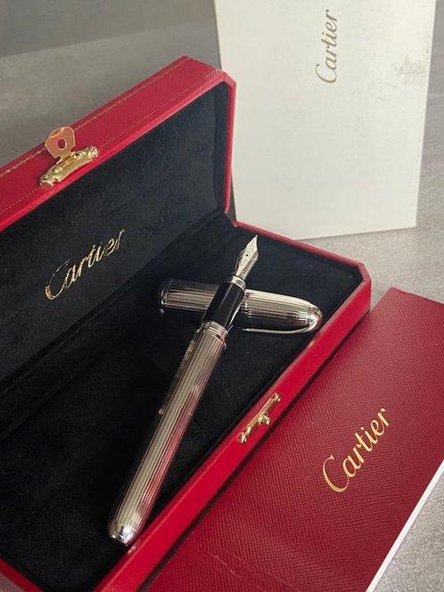 Cartier - Louis Cartier Fountain pen New  palladium plated -, Verzamelen, Pennenverzamelingen