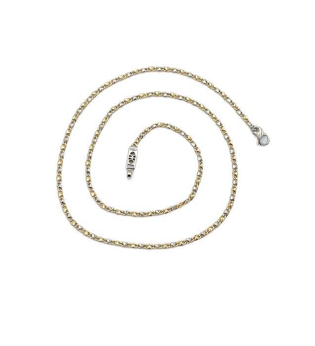Halsketting - 18 karaat Geel goud, Witgoud, Handtassen en Accessoires, Kettingen