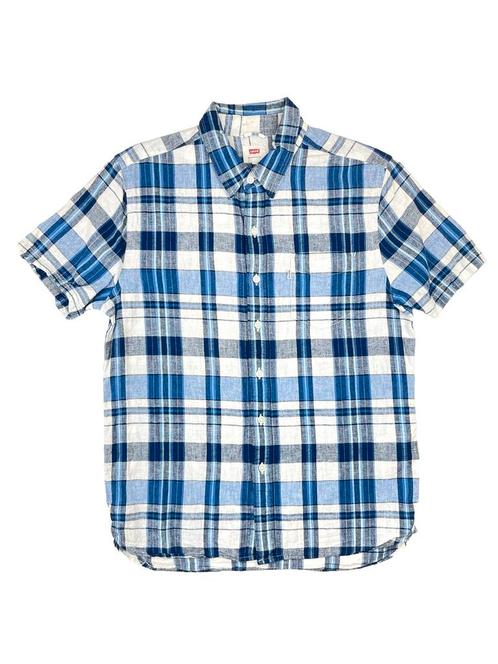 Levis heren overhemd met korte mouwen (55% linnen) Maat S, Kleding | Heren, Overhemden, Ophalen of Verzenden