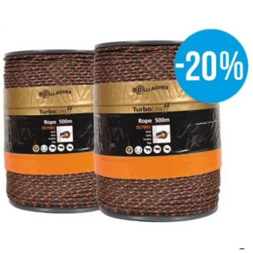 Gallagher duopack turboline cord terra 2x500m (57993), Dieren en Toebehoren, Stalling en Weidegang
