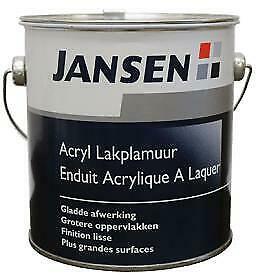 Jansen ACRYL watergedragen LAKPLAMUUR (voorheen Ahrweilit Sp, Bricolage & Construction, Peinture, Vernis & Laque, Envoi