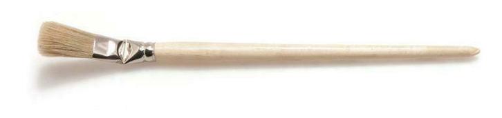 Gebogen lyonse penseel Goudhaantje wit Chinees varkenshaar s, Doe-het-zelf en Bouw, Verf, Beits en Lak, Nieuw, Verzenden