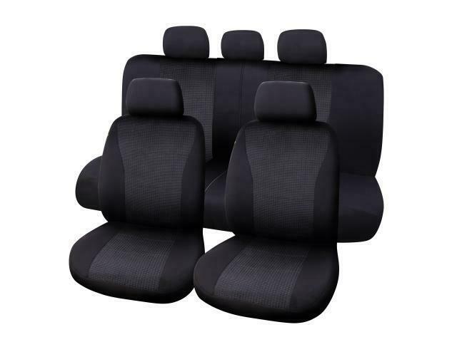 Stoelhoesset Vienna 9-delig zwart, Auto-onderdelen, Interieur en Bekleding, Ophalen of Verzenden