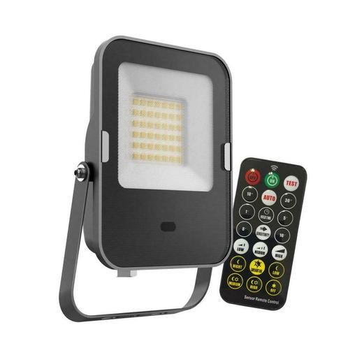 LED Bouwlamp 30 Watt met sensor incl. afstandsbediening, Doe-het-zelf en Bouw, Bouwverlichting, Lamp met armatuur, Nieuw, Minder dan 50 watt