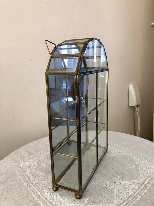 Vitrine - Verre, Laiton, Antiquités & Art, Art | Objets design