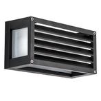 Wandverlichting modern Bars Muurlamp Zwart Buitenverlichting, Verzenden, Minder dan 50 watt, Wandlamp, Nieuw