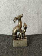 Zes Chinese zegels, schildpad, hert, fabeldieren - Brons -, Antiek en Kunst