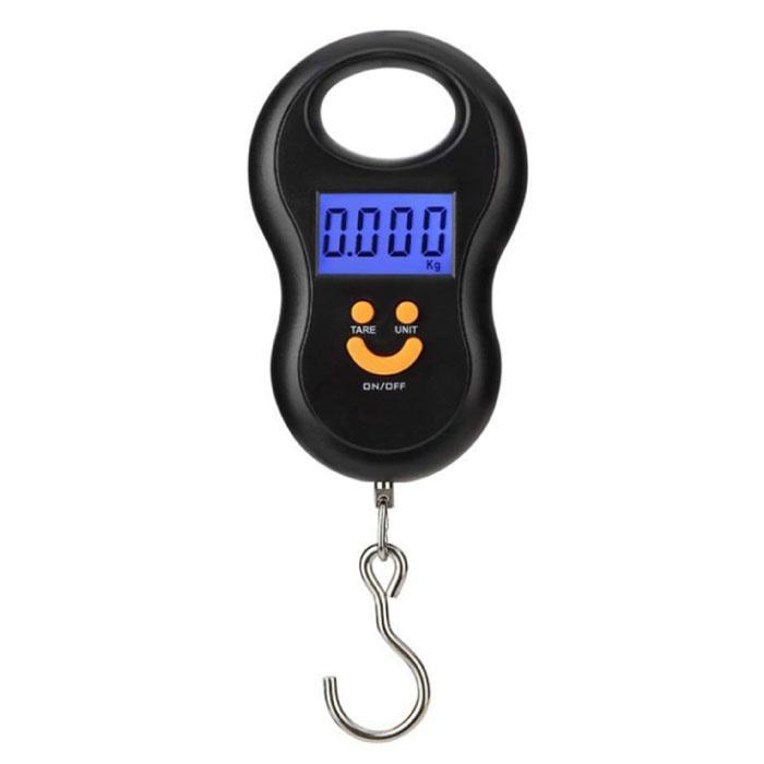 Hangweegschaal Digitaal met Haak - 50kg / 10g - Baggage, Elektronische apparatuur, Weegschalen, Nieuw, Verzenden