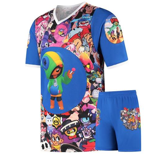 Kingdo Brawl Stars Shirt en Broekje - Voetbaltenue -, Sport en Fitness, Voetbal, Bal, Nieuw, Verzenden