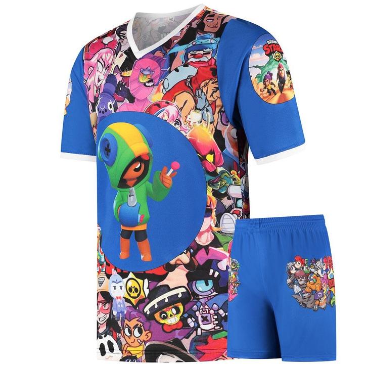 Kingdo Brawl Stars Shirt en Broekje - Voetbaltenue -, Sport en Fitness, Voetbal, Bal, Nieuw, Verzenden