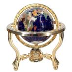 Globe précieux en Lapis Lazuli et autres pierres