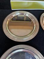 Christofle - Onderzetter (8) - parels - Verzilverd, Antiek en Kunst