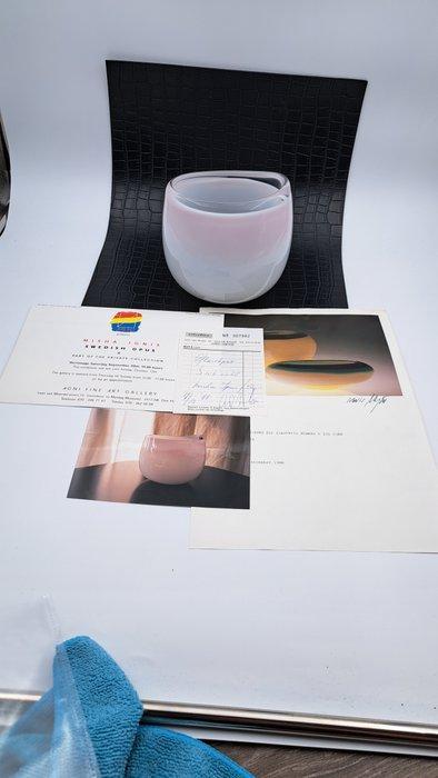 Eigen atelier - Misha Ignis - Vaas - Vaas - Glas - Unica, Antiek en Kunst, Antiek | Glaswerk en Kristal