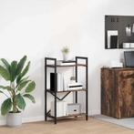 vidaXL Boekenplank Rook Eiken 56 x 34 x 96 cm Bewerkt hout, Verzenden, Nieuw