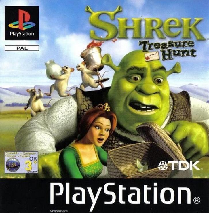 Shrek Treasure Hunt (PS1 Games), Games en Spelcomputers, Games | Sony PlayStation 1, Zo goed als nieuw, Ophalen of Verzenden