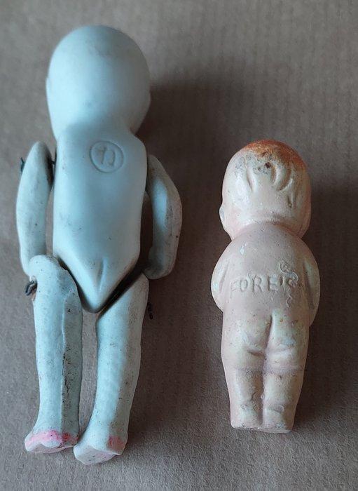 onbekend - Poppenhuis Antieke Bisque porseleinen poppetjes, Antiek en Kunst, Antiek | Speelgoed