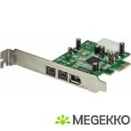 StarTech.com 3-poort 2b 1a 1394 PCI Express FireWire, Verzenden, Nieuw