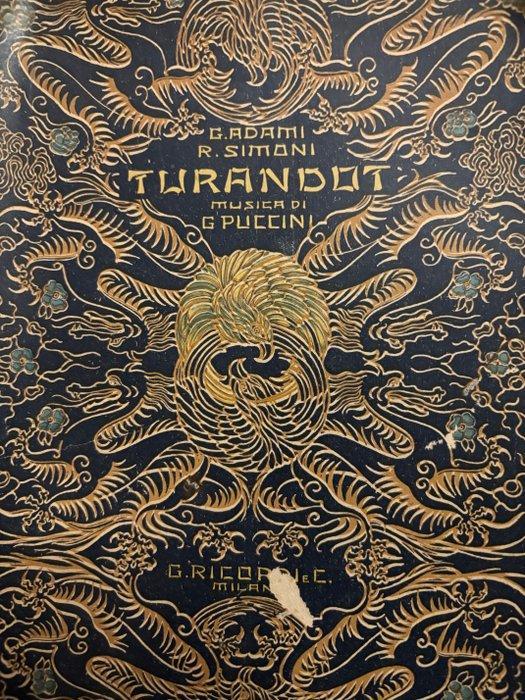 Giacomo Puccini - Turandot – First Edition - Giacomo Puccini, Antiek en Kunst, Antiek | Boeken en Manuscripten