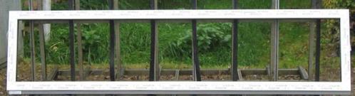 pvc raam , chassis , venster 270 x 64 wit / antraciet, Doe-het-zelf en Bouw, Raamkozijnen en Schuifdeuren, Inclusief glas, Nieuw