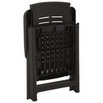 vidaXL Tuinstoelen 2 st verstelbaar kunststof, Tuin en Terras, Tuinstoelen, Verzenden, Nieuw
