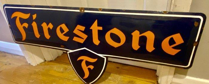 Rare - Extra Large Firestone Tires Dealer Garage Auto Tyres, Antiquités & Art, Antiquités | Assiettes décoratives & Carrelages