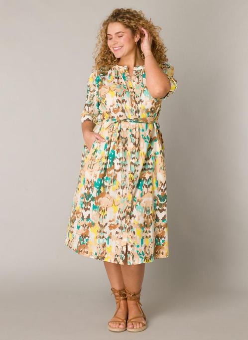 YESTA jurk AleidaX-0(44)Maat 42/44 (L), Kleding | Dames, Jurken, Overige kleuren, Nieuw, Maat 42/44 (L), Verzenden