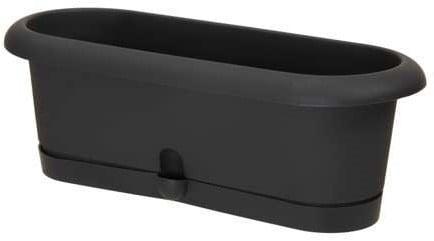 Bloembak tray Antraciet 40x16 cm, Maison & Meubles, Accessoires pour la Maison | Plantes & Fleurs artificielles